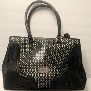 Authentic Guess Black handbag.